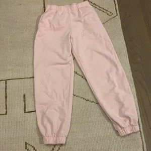 pink brandy melville sweatpants